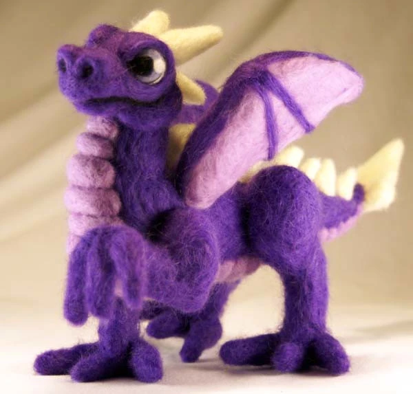 Needle Felted Dragon