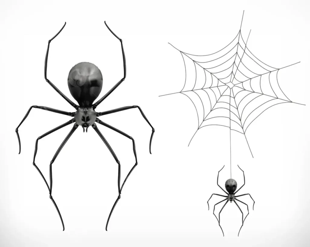 Spooky spider - halloween drawing ideas