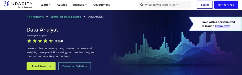 Data Analyst Nanodegree by Udacity