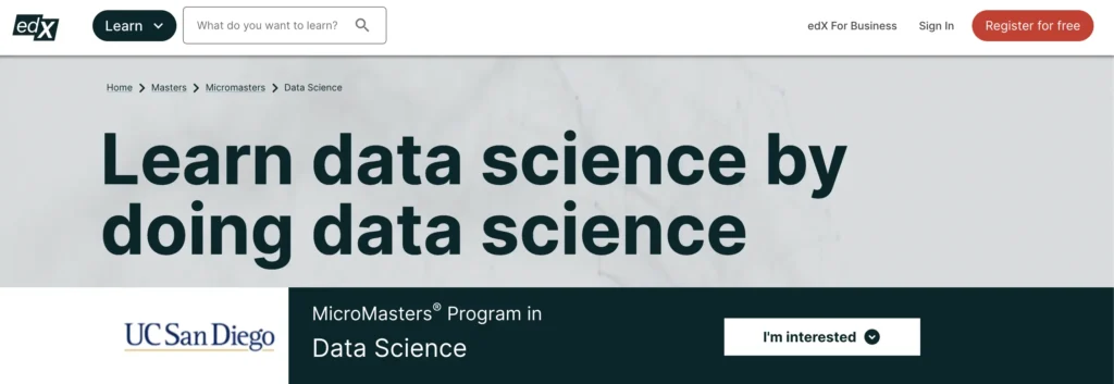 Data Science Micromasters