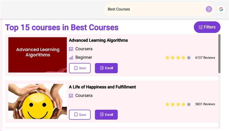 CourseCorrect Best Courses