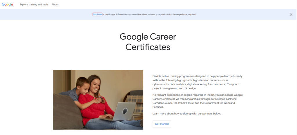 Google Career Certificates