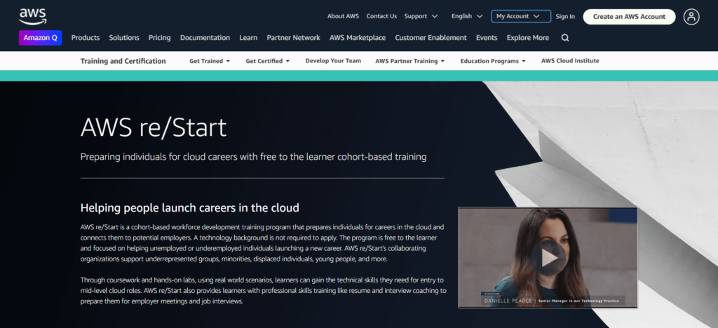 AWS re/Start Program