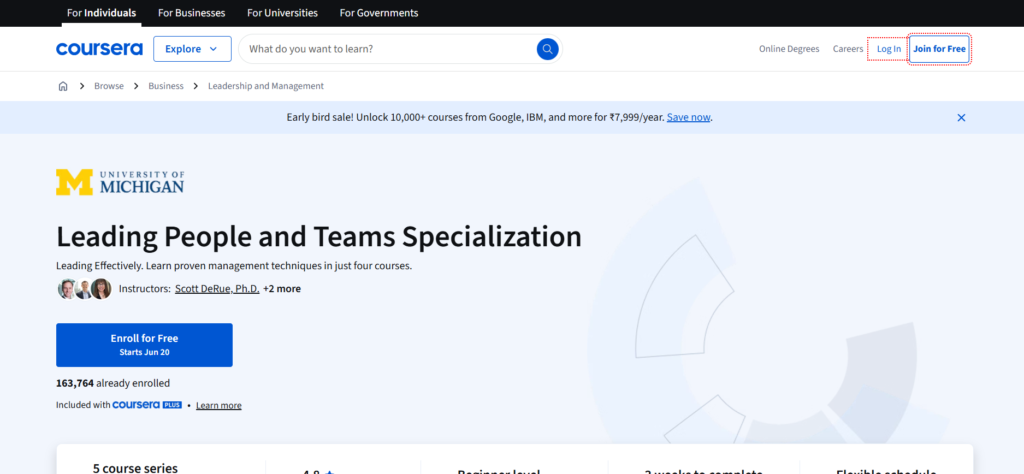 Leading People and Teams Specialization