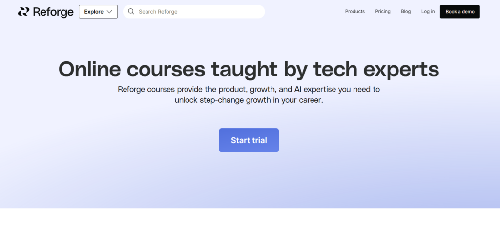 Reforge Certificate Programs